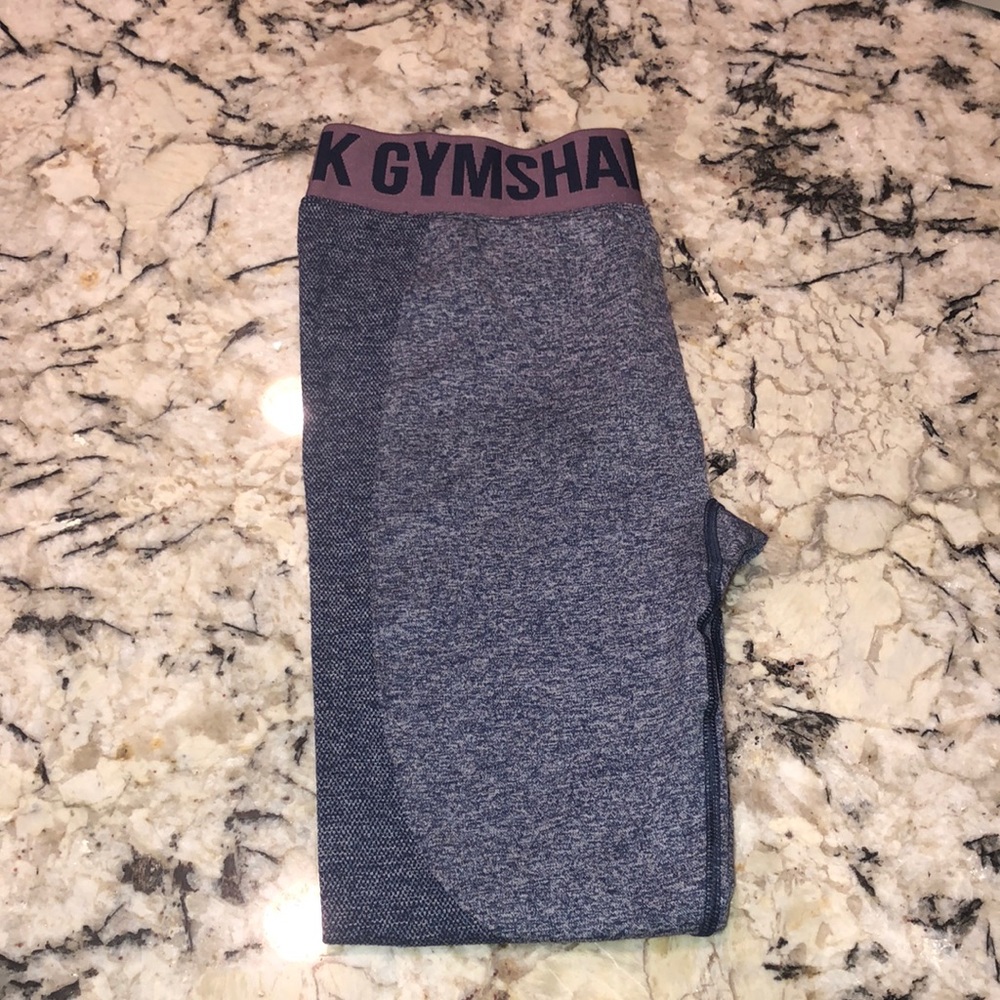 Gymshark Flex Legging Navy Marl/Purple